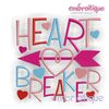 Heart Breaker Valentine's Day Embroidery Design