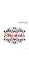 Elizabeth Monogram Font Frame