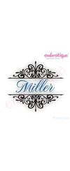 Miller Monogram Font Frame