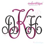 Kennedy Interlocking 3 letter Monogram Set