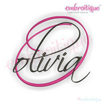Olivia Monogram Set - Alphabet Script Romantic Font