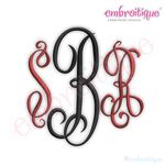 Scarlett Monogram Font Set
