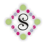 Diamond Dots Font Frame