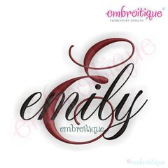 Emily Script Monogram Set (small)