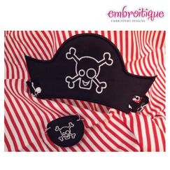ITH Pirate Hat and Eye Patch