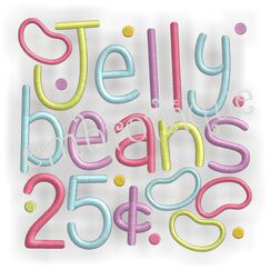 Jelly Beans Block Great for Easter and All Year Round