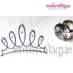 Wispy Princess Tiara Crown- Great For Weddings Too