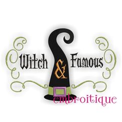 Witch and Famous Funny Halloween Design