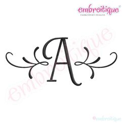 Adams Accented Initials Monogram Set