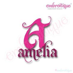 Amelia Monogram Set- BX files included