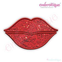 Basic Shapes Lips Applique
