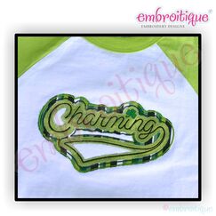 Charming Sporty Baseball Style Raw Edge Applique for St. Patrick's Day