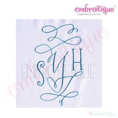 Courtly Calligraphy Stunning Ornamental Monogram Set