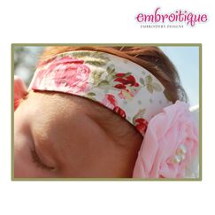 In the Hoop Headband with Elastic - all hoop sizes included