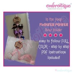 ITH Flower Power Bow Holder