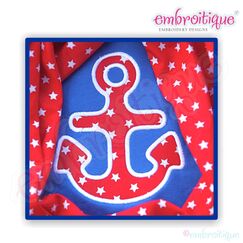 Nautical Anchor Cruise Applique