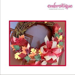 Raw Edge Leaf Set - Perfect for Fall or Thanksgiving Decor and Embellishments
