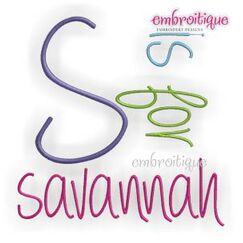 Savannah Monogram Set - great for boys and girls