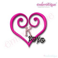 Valentine's Day Monogram Font Set