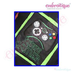 Video Gamer Raw Edge Applique Super Set - Future Gamers too - Awesome set for all ages