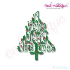 A Very Merry Christmas Tree 4 - in 3 sizes