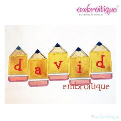 Back to School Chubby Pencils Set