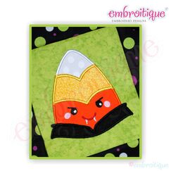 Candy Corn Dracula Applique 1