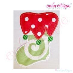 Christmas Stocking 2 Applique Design