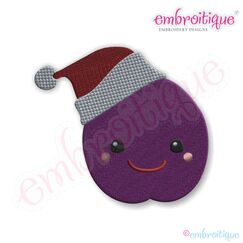 Christmas Sugar Plum Filled Embroidery Design