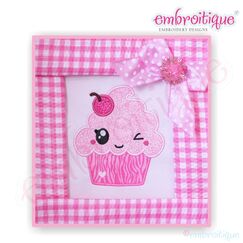 Cutie Cupcake Applique