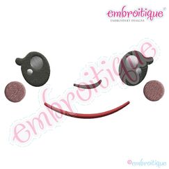 Doodley Doll Face 3 - several sizes included