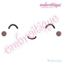 Doodley Doll Face 5 - several sizes included