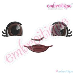 Doodley Doll Face 7 - several sizes included