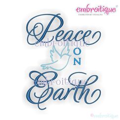 Peace on Earth Holiday Dove Design