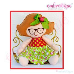 Posh and Proper - Doodley Dolls Claire Add On PDF Sewing & Embroidery Pattern