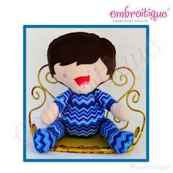 Posh and Proper - Doodley Dolls Myles Add On PDF Sewing & Embroidery Pattern