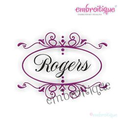 Rogers Font Frame