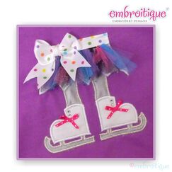 Shabby Sweet Ice Skater Feet