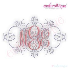 Vintage Flourish Accent Frame - 3 Sizes