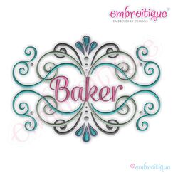 Baker Font Frame