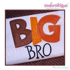Big Bro Applique