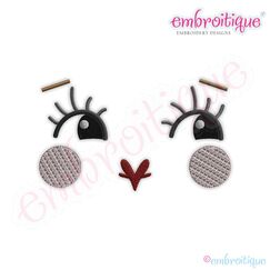 Doodley Doll Face 19 - several sizes included