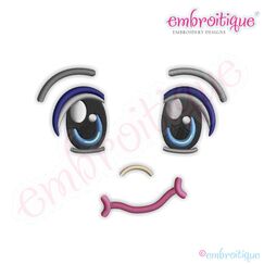 Doodley Doll Face 20 - several sizes included