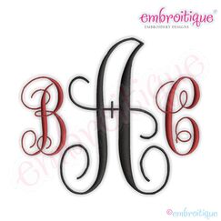 Fancy 1 Monogram Set