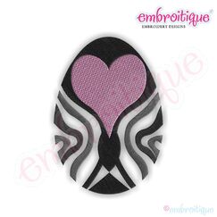 Fancy Easter Egg 27 Filled Embroidery Design