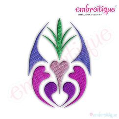 Fancy Easter Egg 28 Filled Embroidery Design