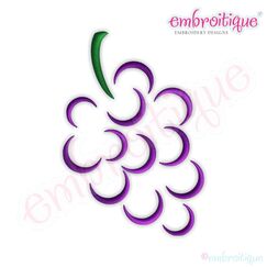 Grapes Bunch Embroidery Design