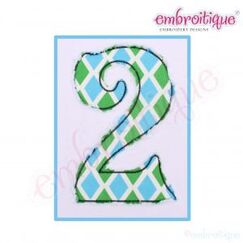 Maggie - Raw Edge Applique Number Set