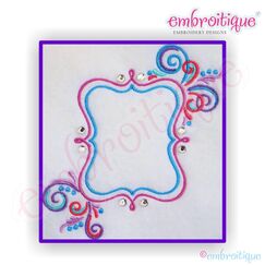 Magic Mirror Font Frame - Large