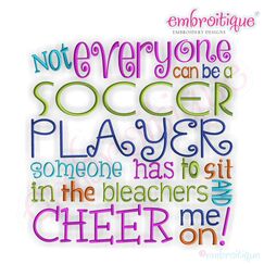 Not Everyone Can Be a Soccer Player - Small